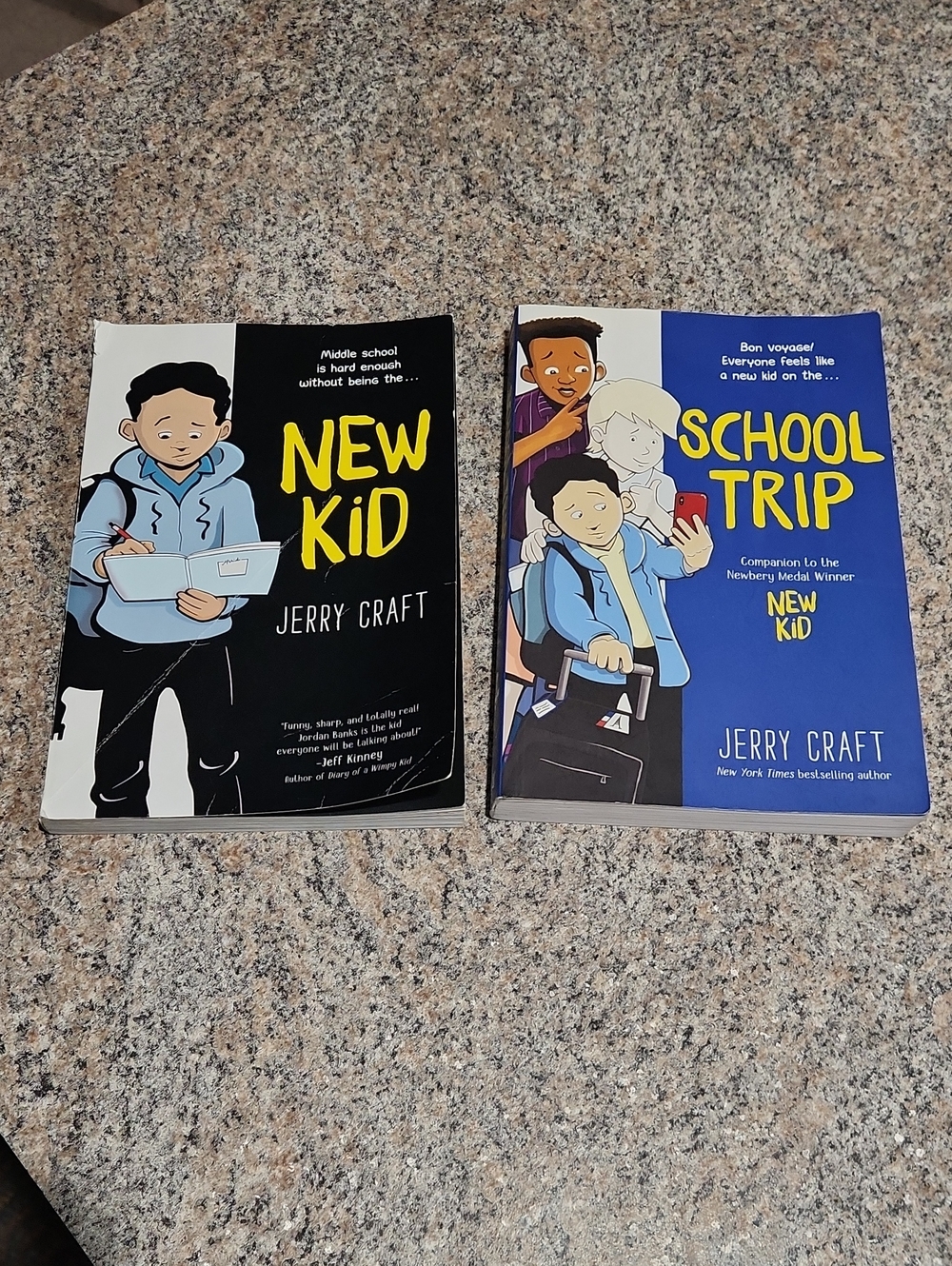 Jerry Craft Graphic Novel Set – New Kid & School Trip Children’s Books